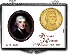 Presidential Dollar Snaplock Displays