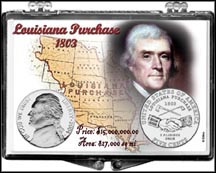 Westward Journey Jefferson Nickel Snaplock Display