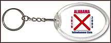 Alabama State Quarter Keychain