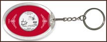 Florida State Quarter Keychain