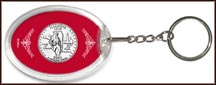 Illinois State Quarter Keychain