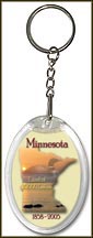 Minnesota State Quarter Keychain