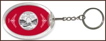 Missouri State Quarter Keychain