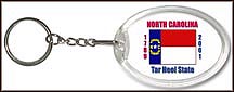 North Carolina State Quarter Keychain