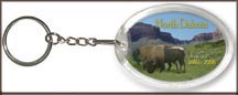 North Dakota State Quarter Keychain