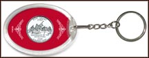 New Jersey State Quarter Keychain