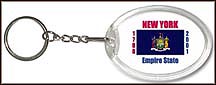 New York State Quarter Keychain