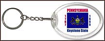 Pennsylvania State Quarter Keychain