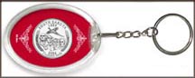 South Dakota State Quarter Keychain