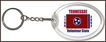 Tennessee State Quarter Keychain