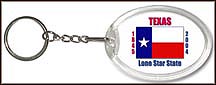 Texas State Quarter Keychain